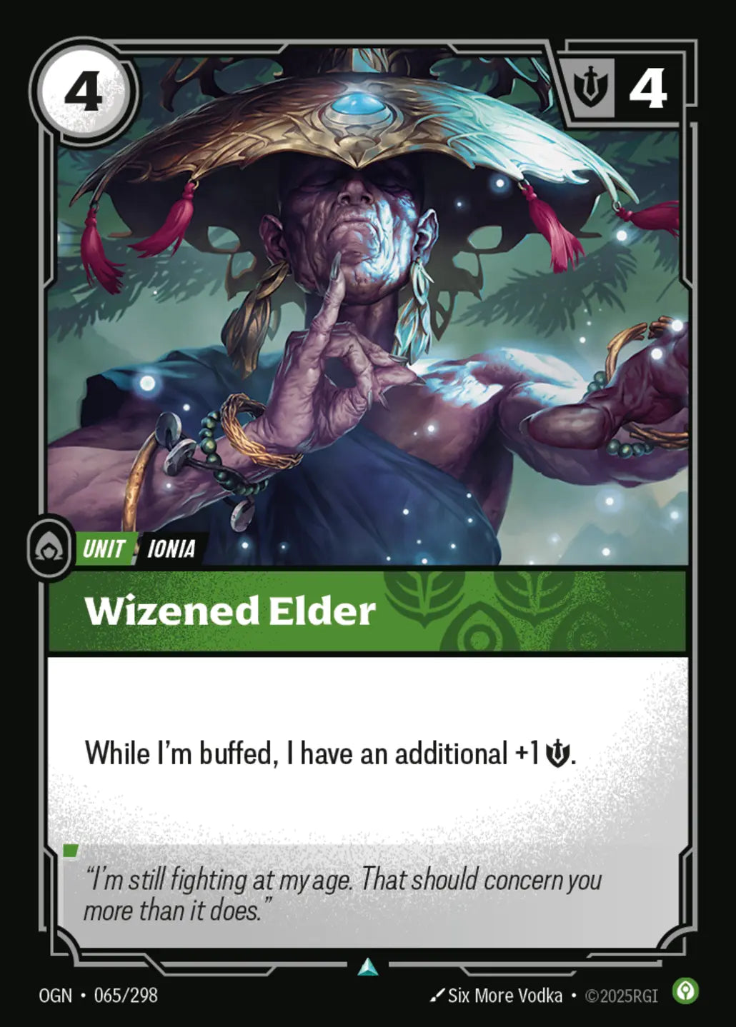 OGN-065/298 Wizened Elder (Foiled)