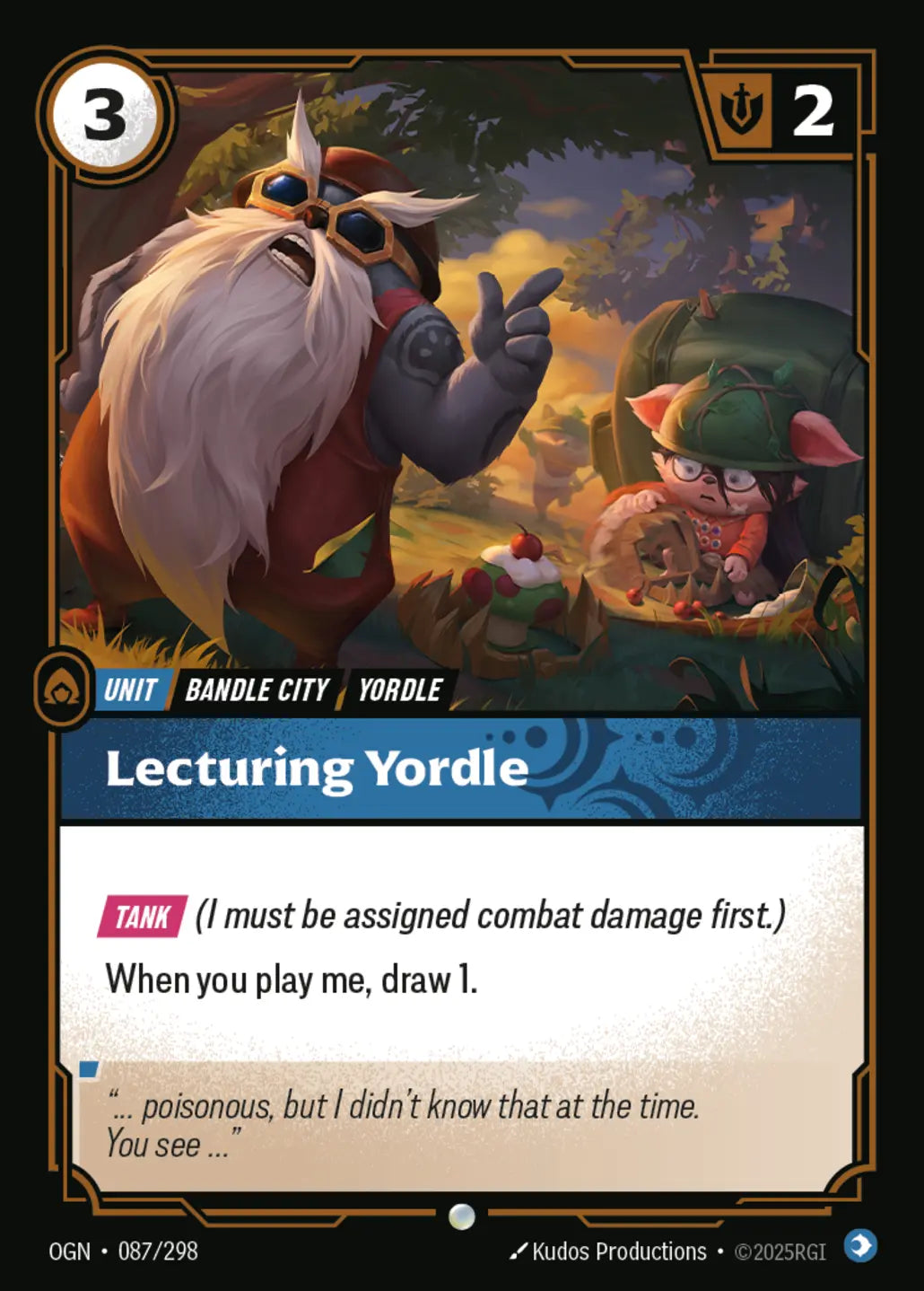 OGN-087/298 Lecturing Yordle (Foiled)