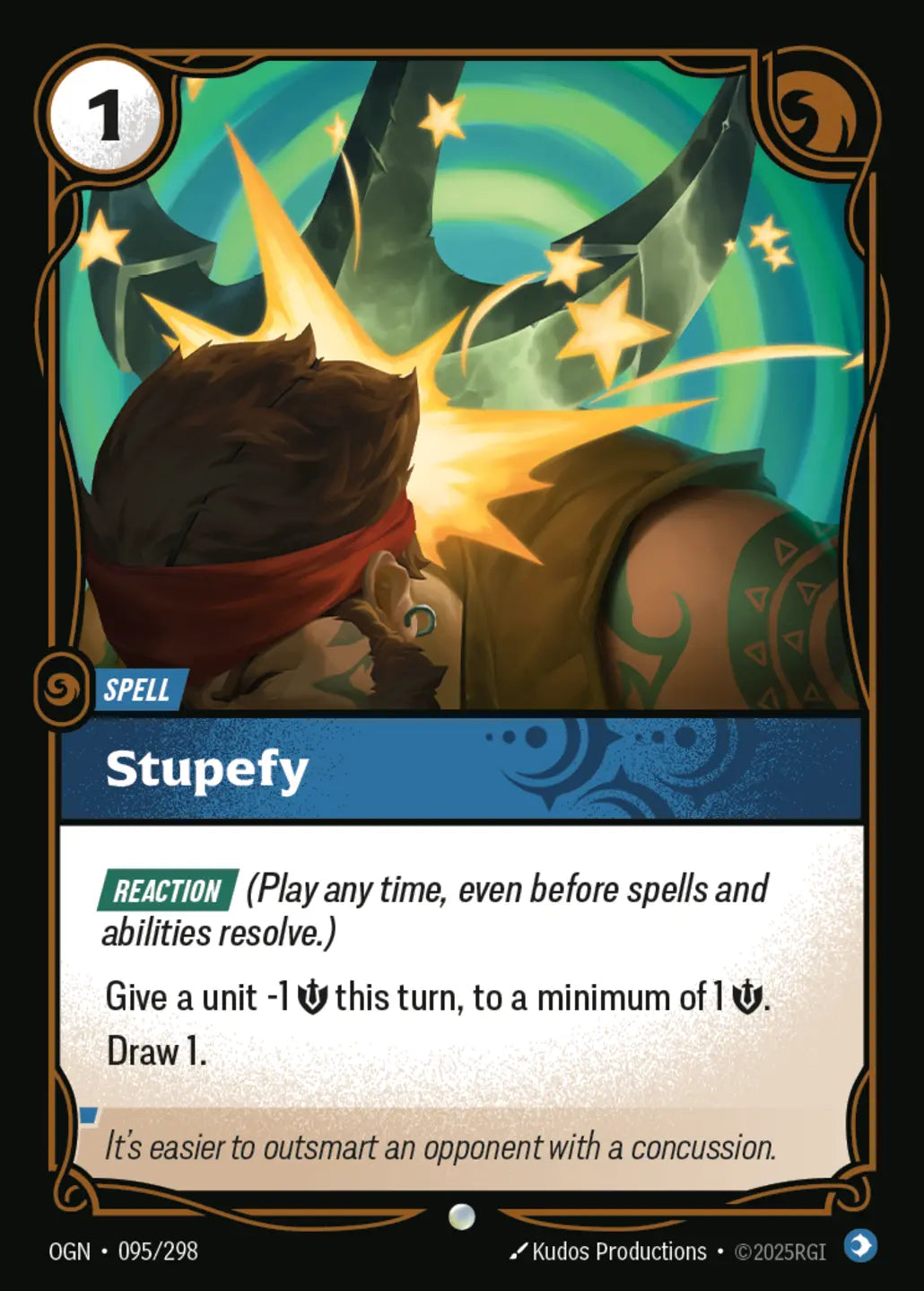 OGN-095/298 Stupefy (Foiled)
