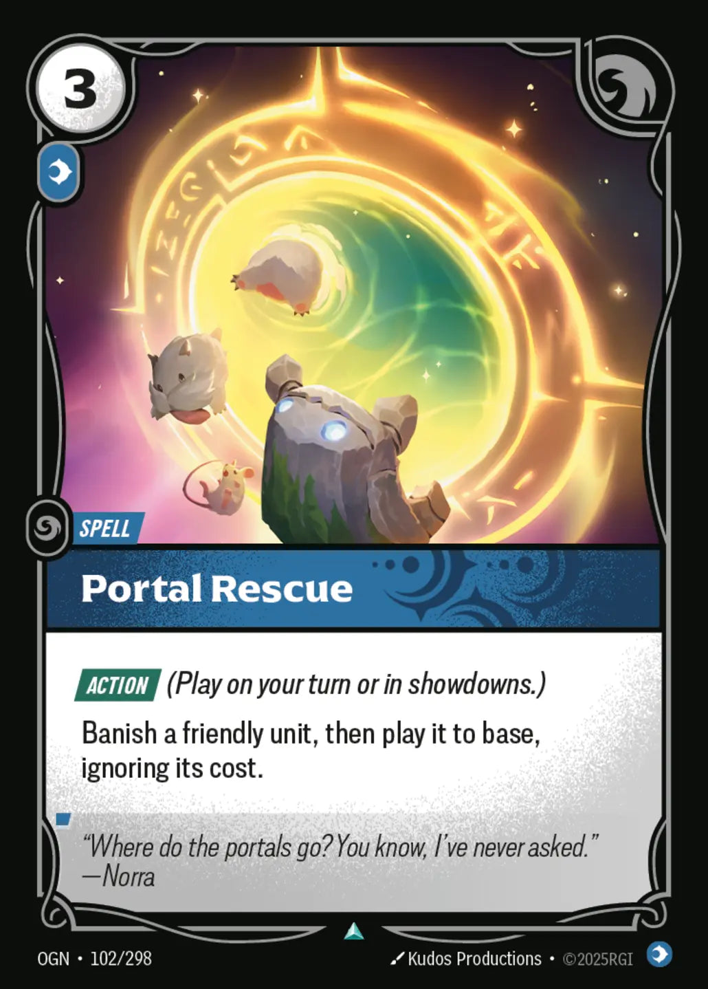 OGN-102/298 Portal Rescue (Foiled)
