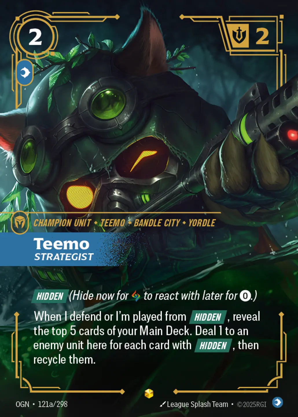 OGN-121a/298 Teemo, Strategist (AA)