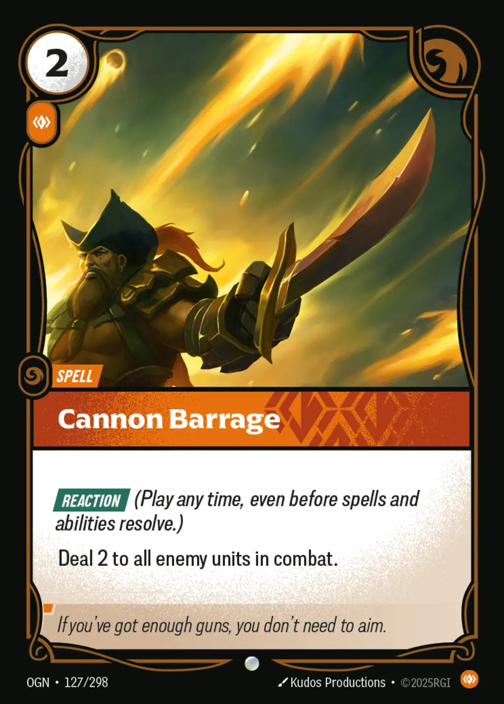 OGN-127/298 Cannon Barrage