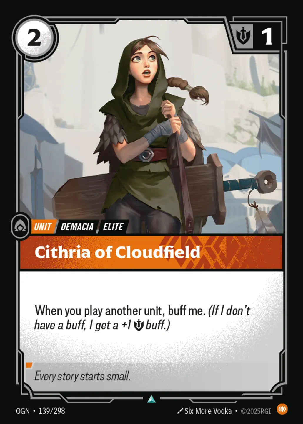OGN-139/298 Cithria of Cloudfield (Foiled)