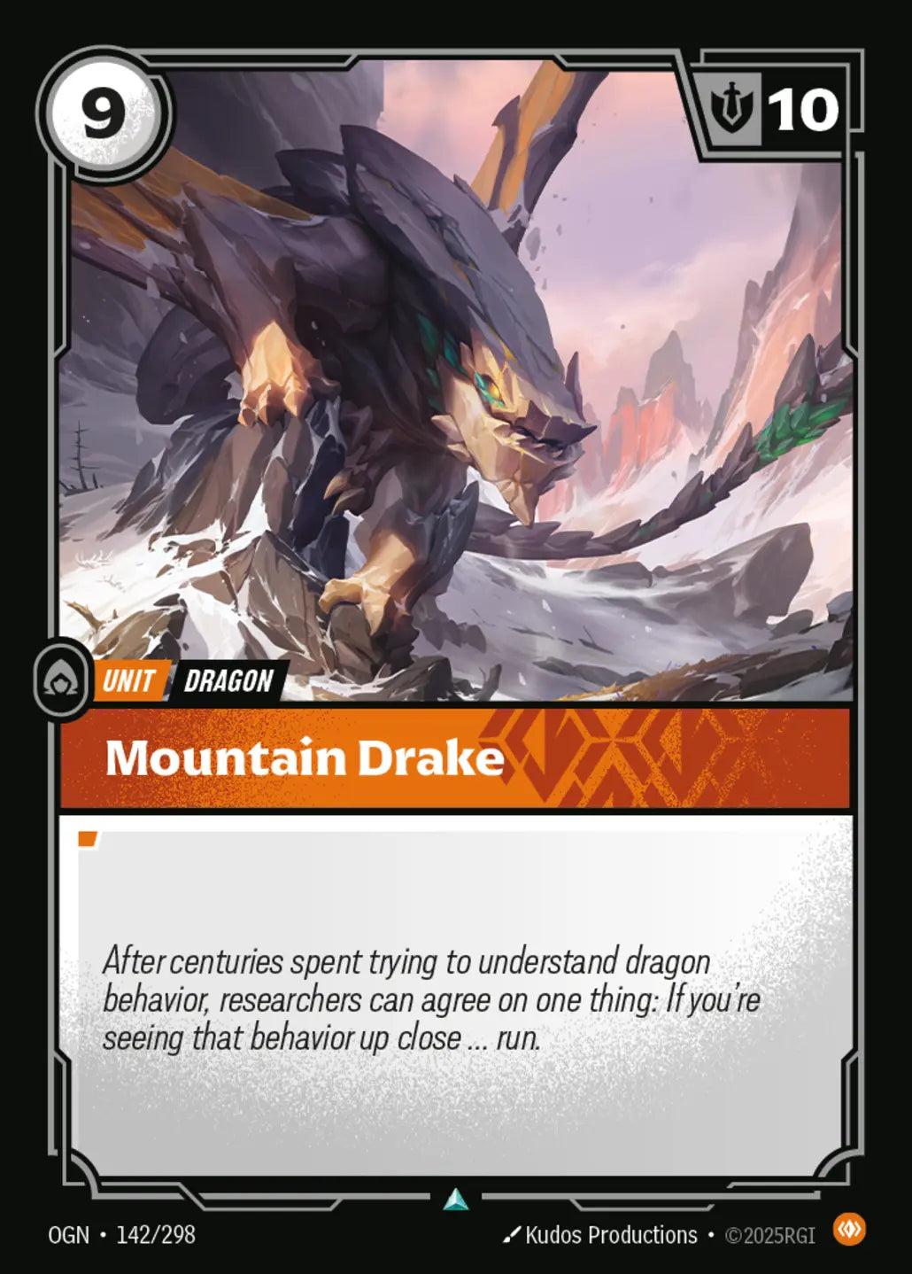 OGN-142/298 Mountain Drake (Foiled)