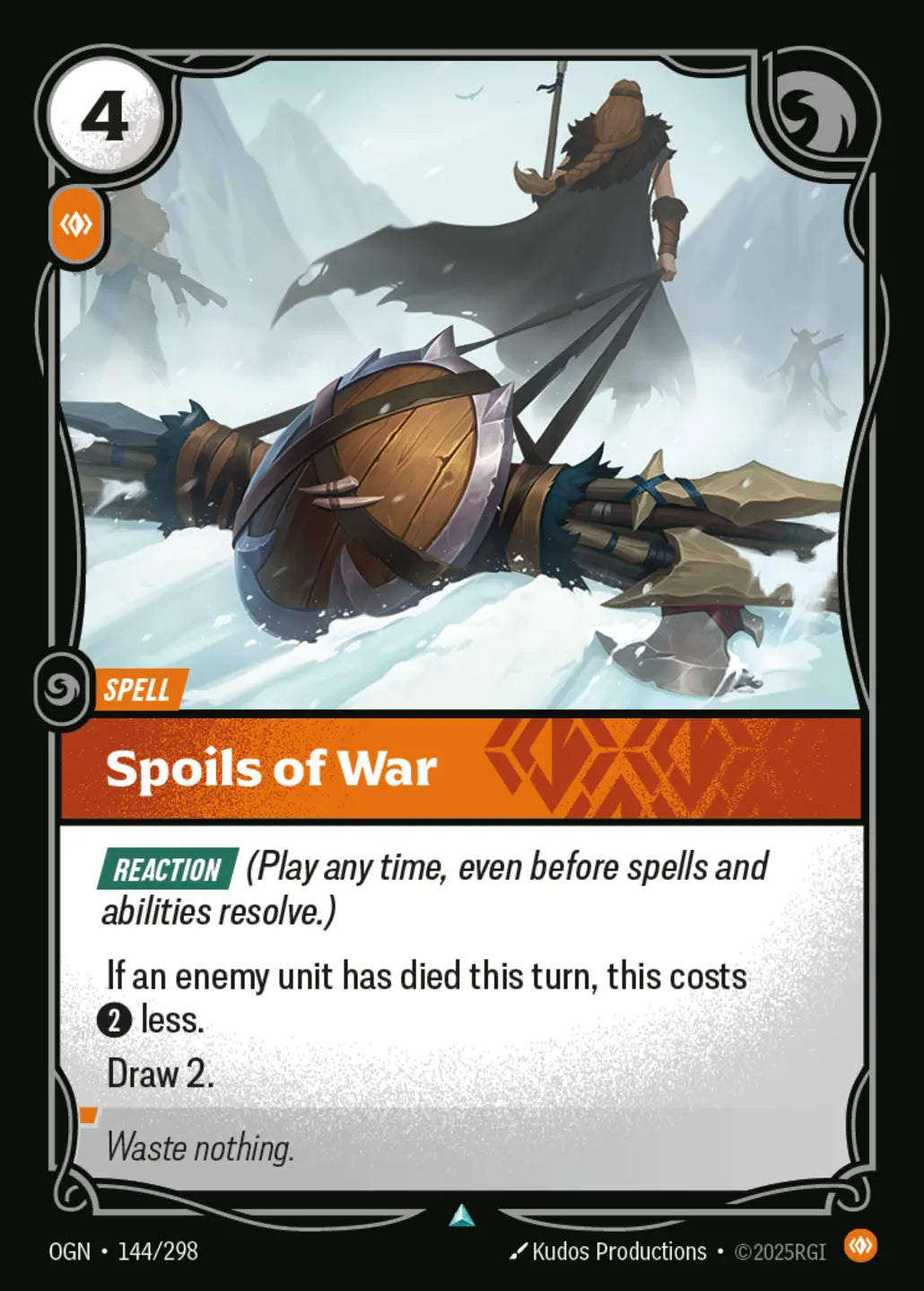 OGN-144/298 Spoils of War (Foiled)