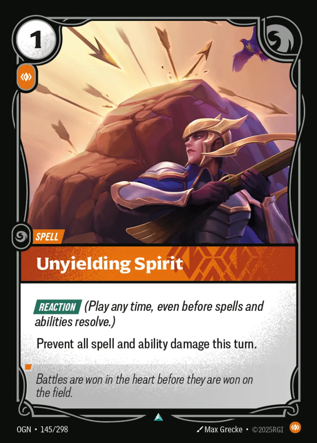 OGN-145/298 Unyielding Spirit (Foiled)
