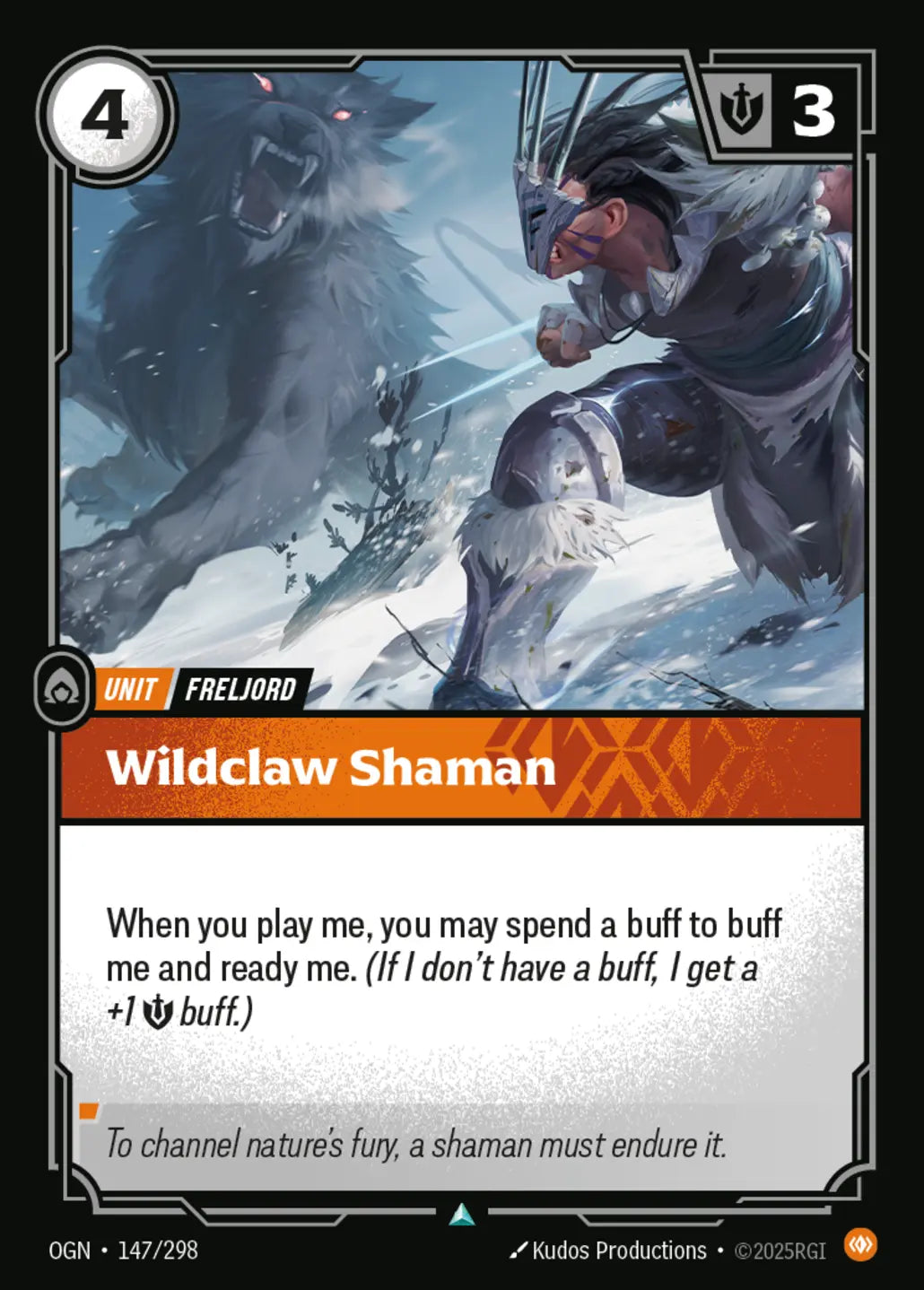 OGN-147/298 Wildclaw Shaman (Foiled)