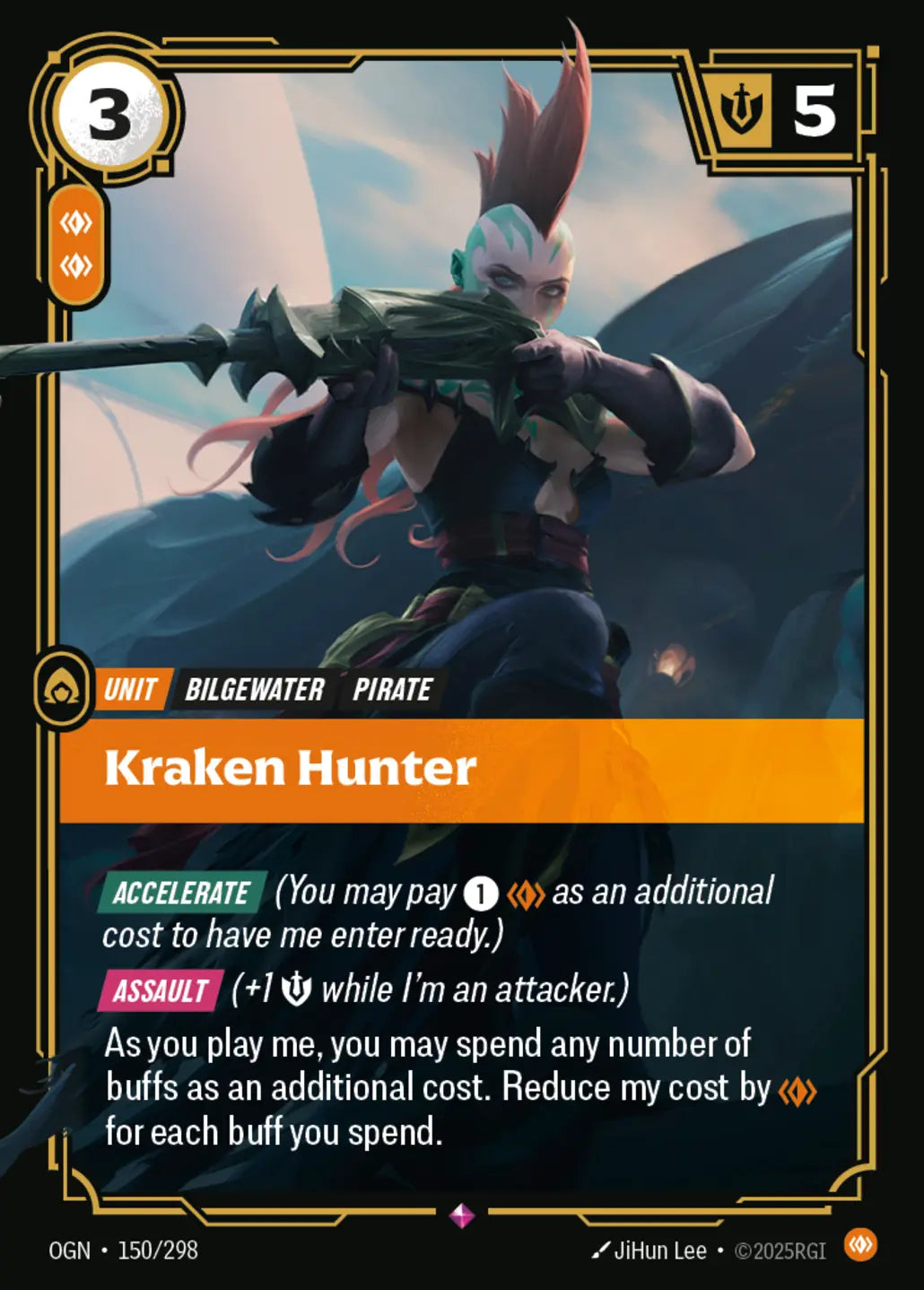 OGN-150/298 Kraken Hunter (Foiled)