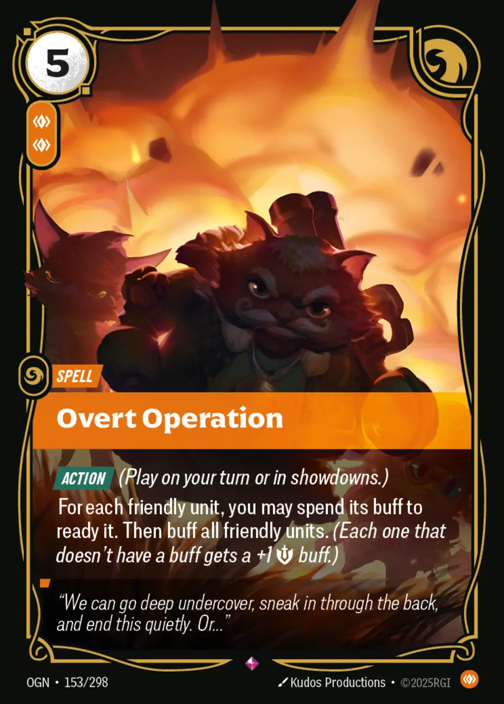 OGN-153/298 Overt Operation (Foiled)