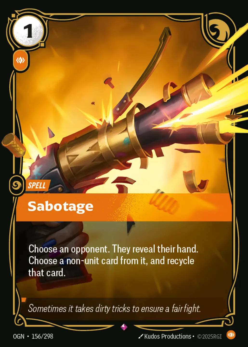OGN-156/298 Sabotage (Foiled)