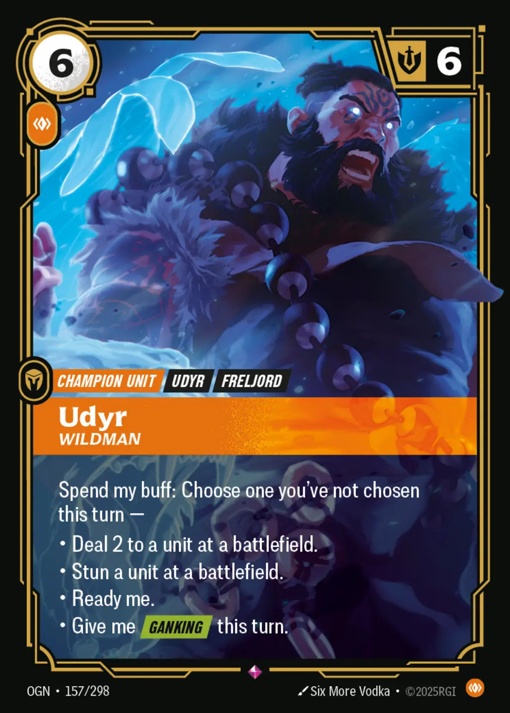 OGN-157/298 Udyr, Wildman (Foiled)