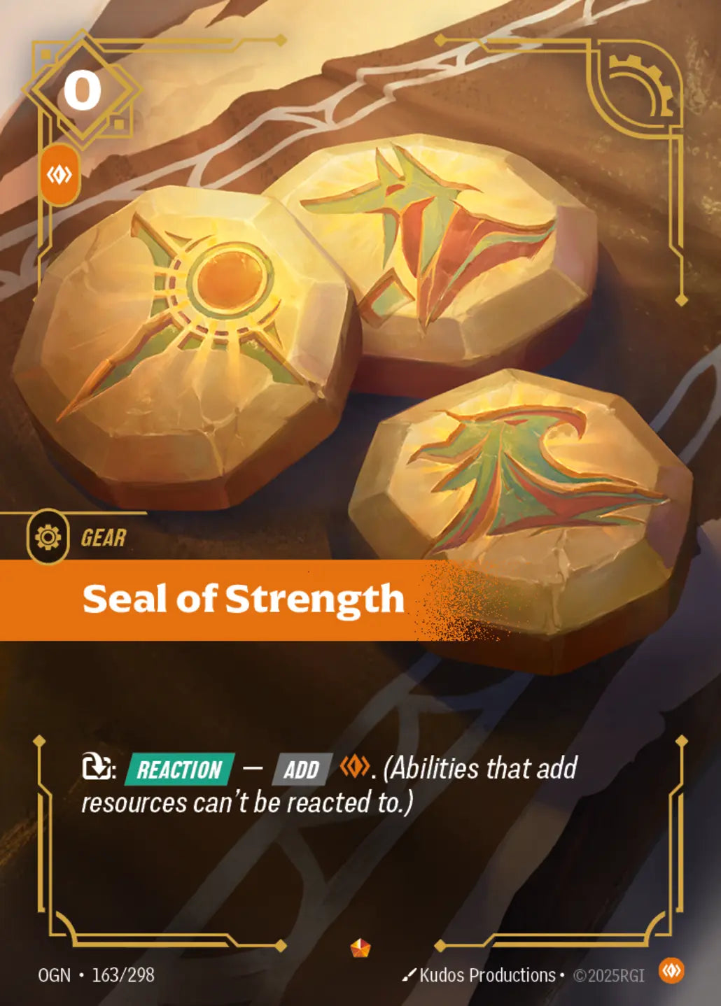OGN-163/298 Seal of Strength (Foiled)