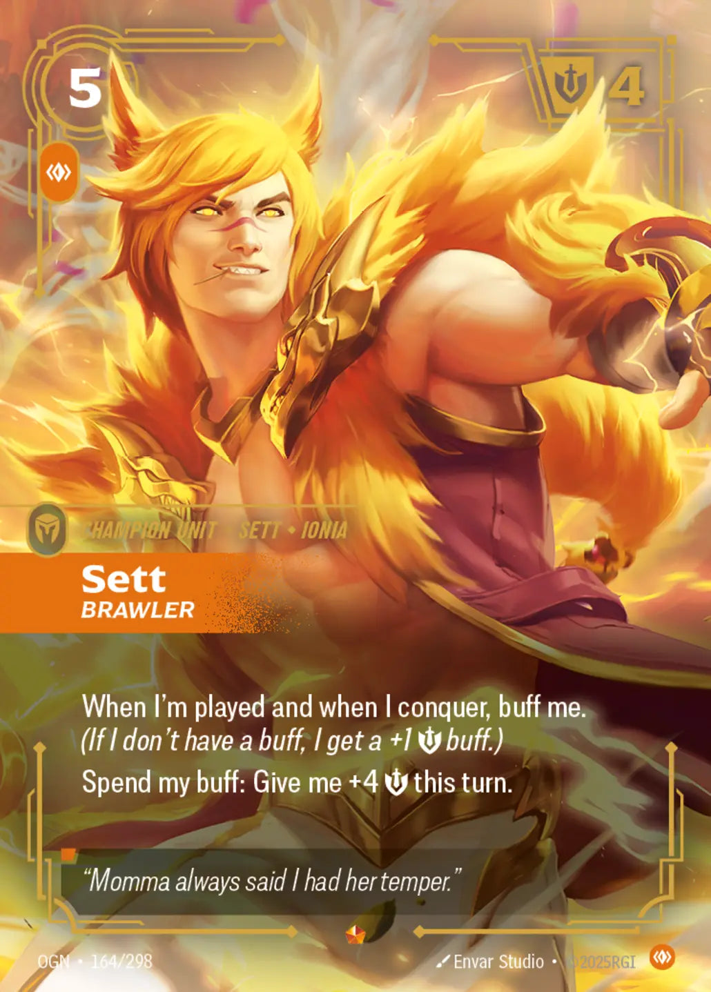 OGN-164/298 Sett, Brawler