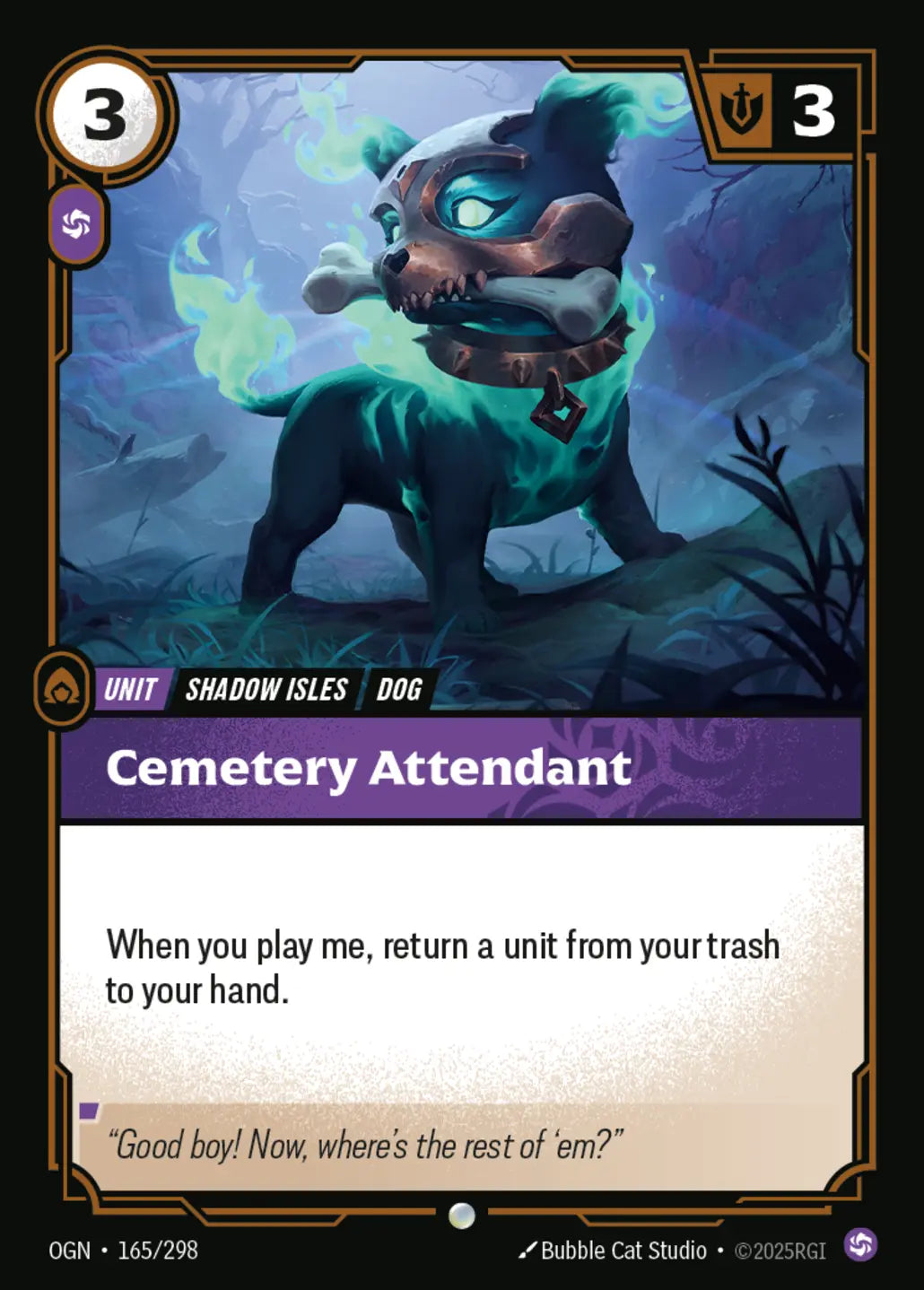 OGN-165/298 Cemetery Attendant (Foiled)