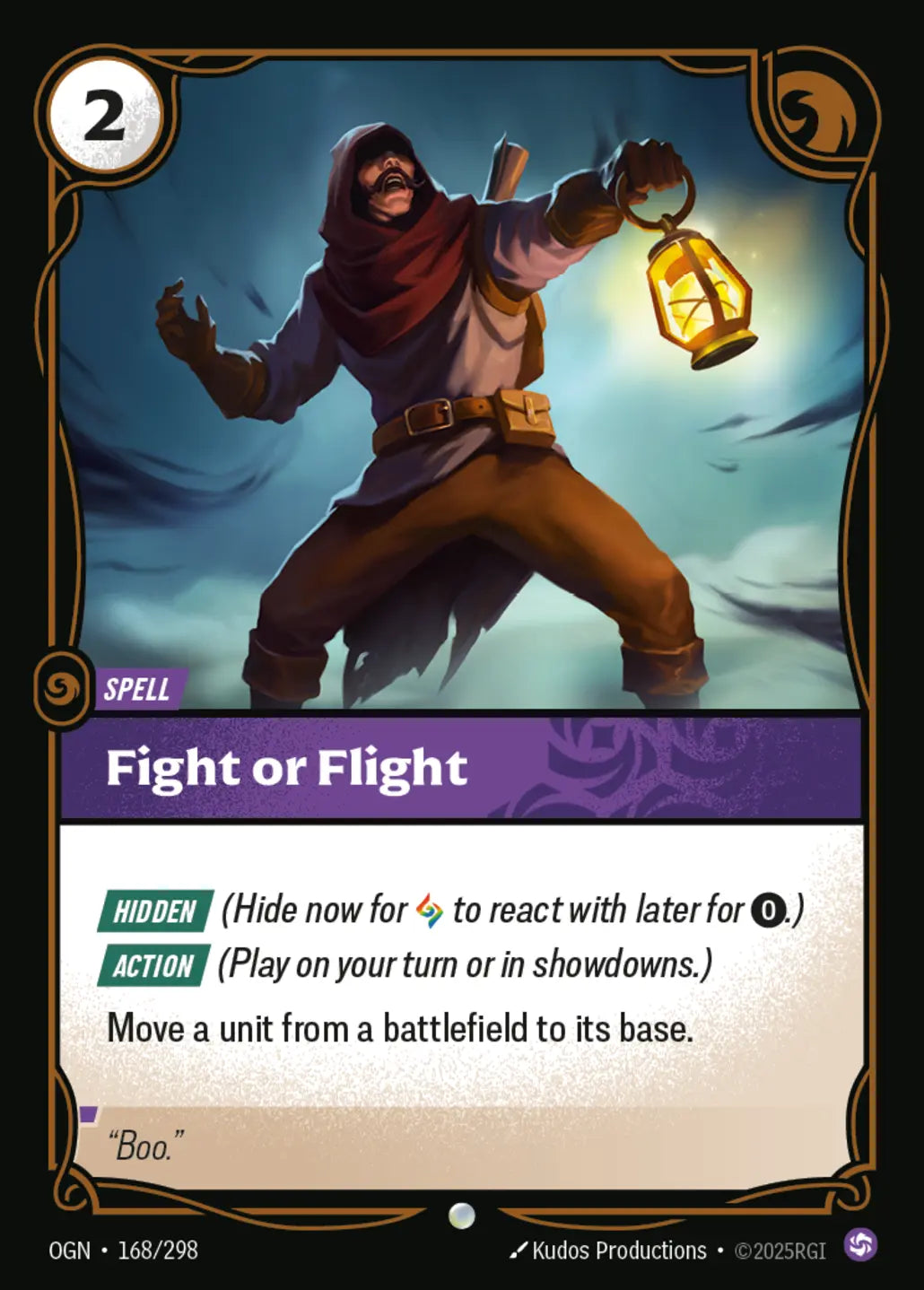 OGN-168/298 Fight or Flight (Foiled)