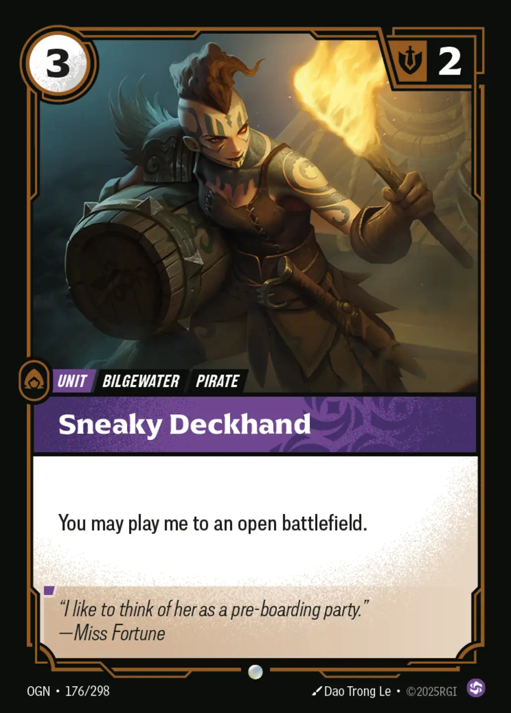 OGN-176/298 Sneaky Deckhand (Foiled)