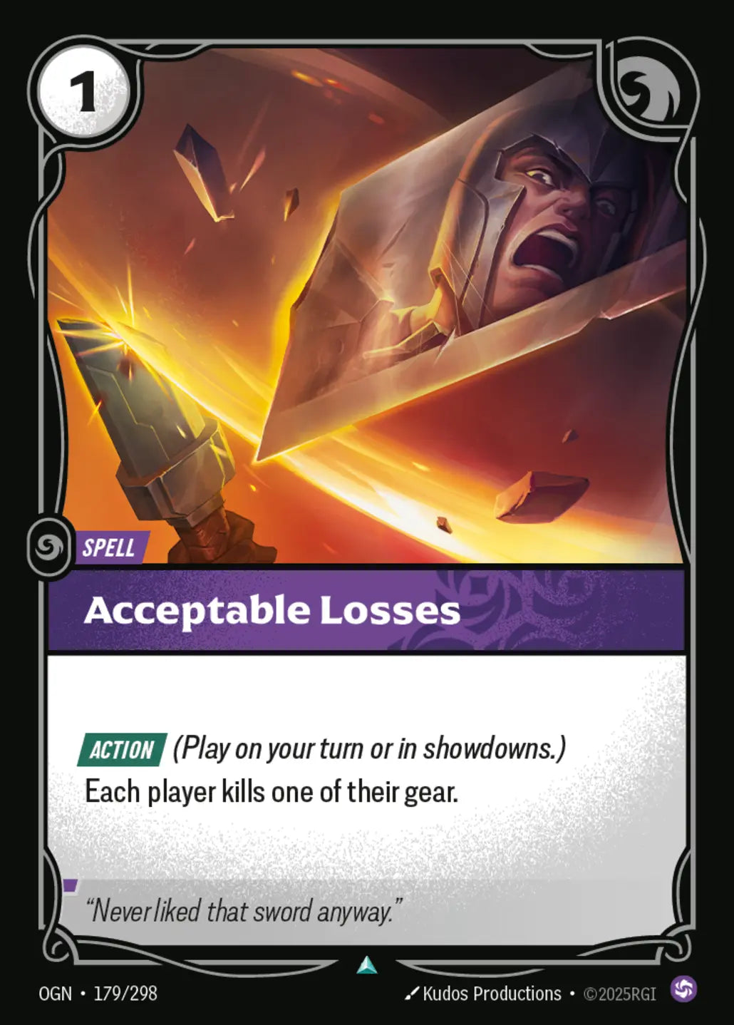 OGN-179/298 Acceptable Losses