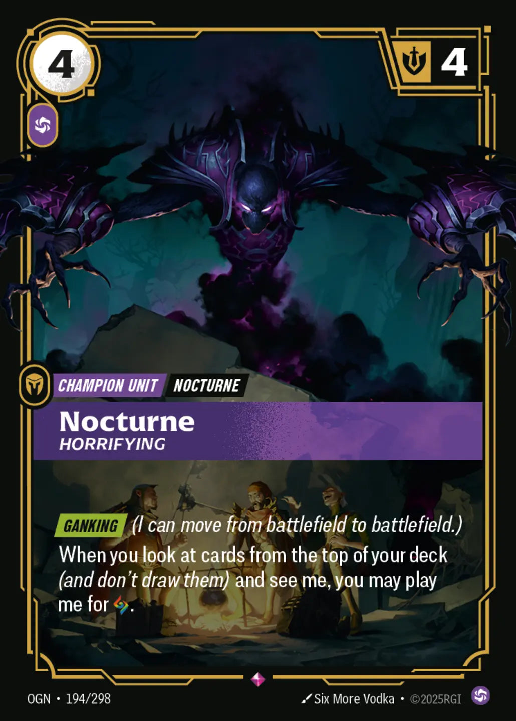 OGN-194/298 Nocturne, Horrifying (Foiled)