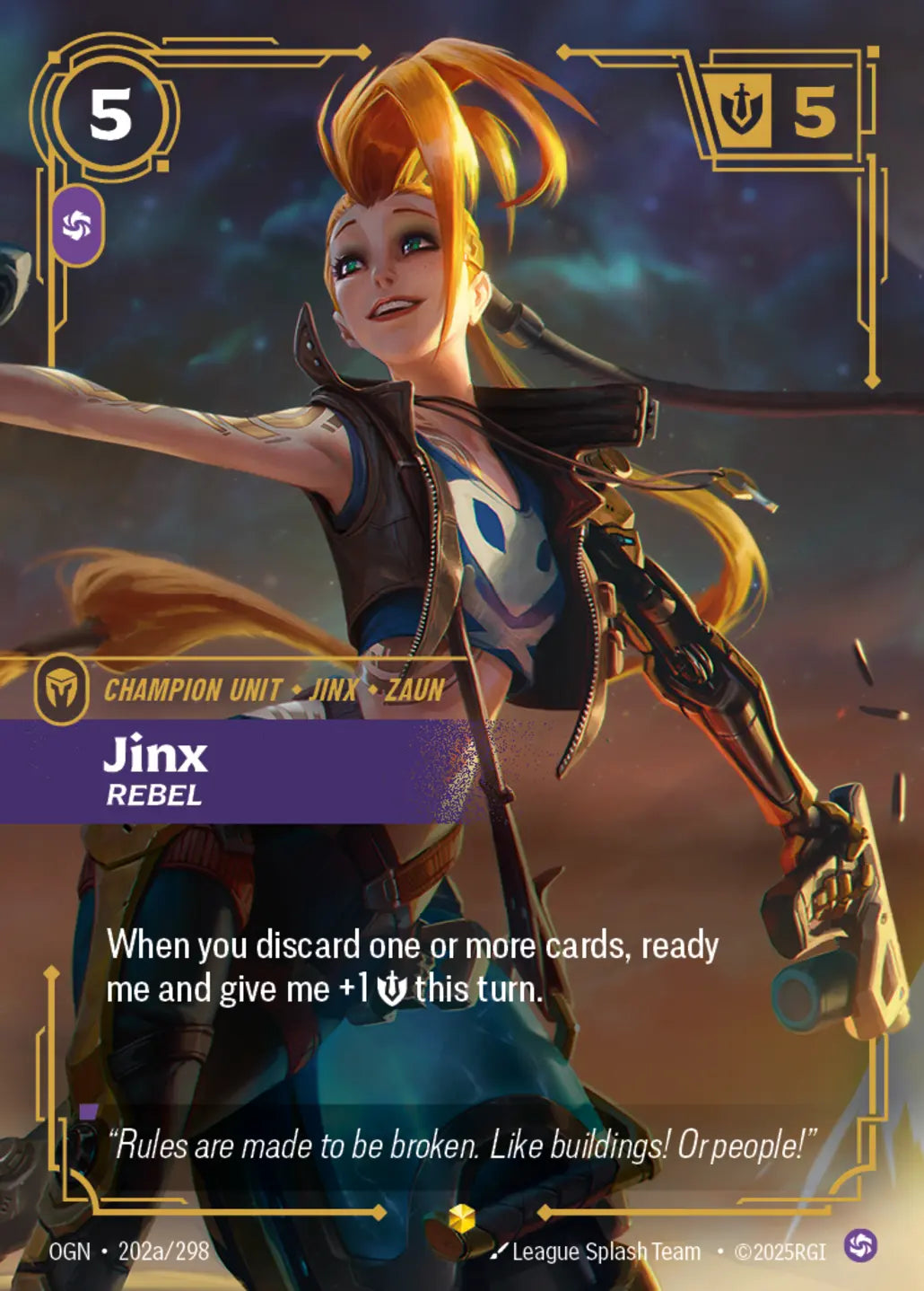 OGN-202a/298 Jinx, Rebel (AA)