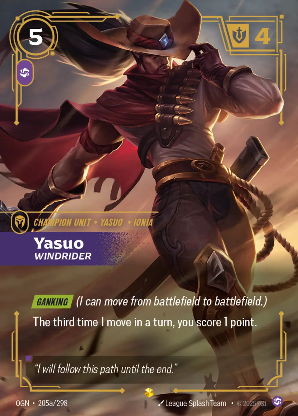 OGN-205a/298 Yasuo, Windrider (AA)