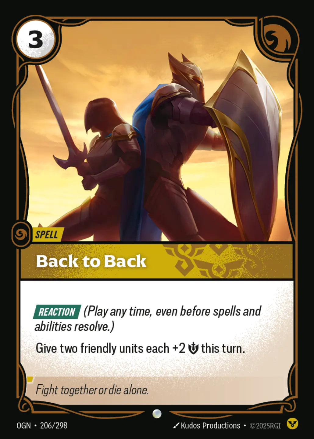 OGN-206/298 Back to Back (Foiled)