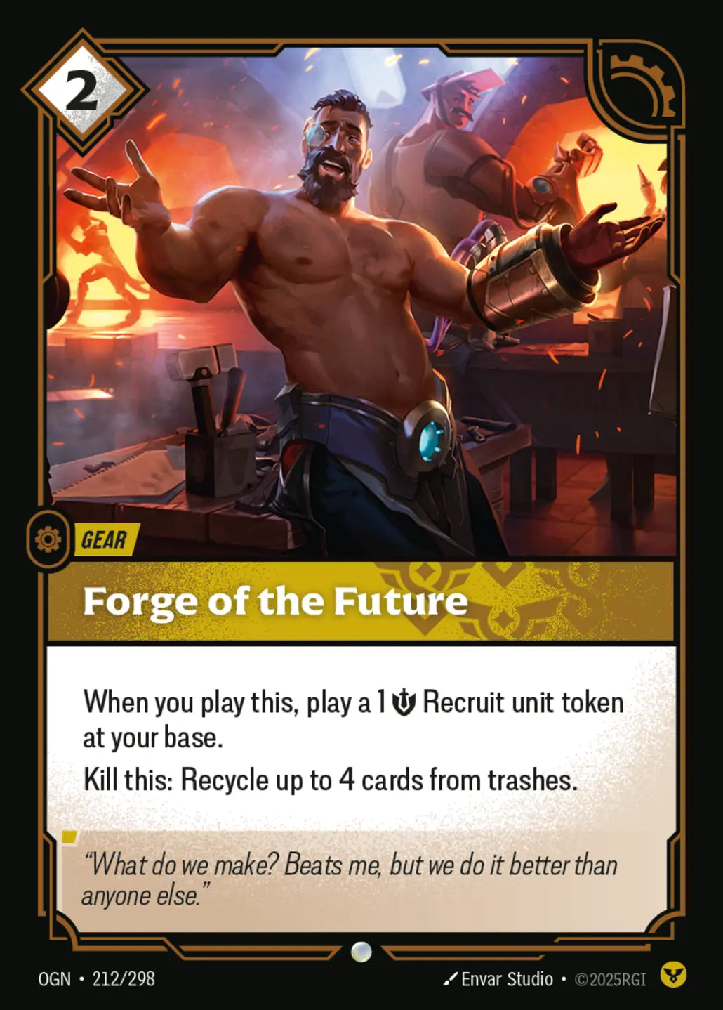 OGN-212/298 Forge of the Future (Foiled)