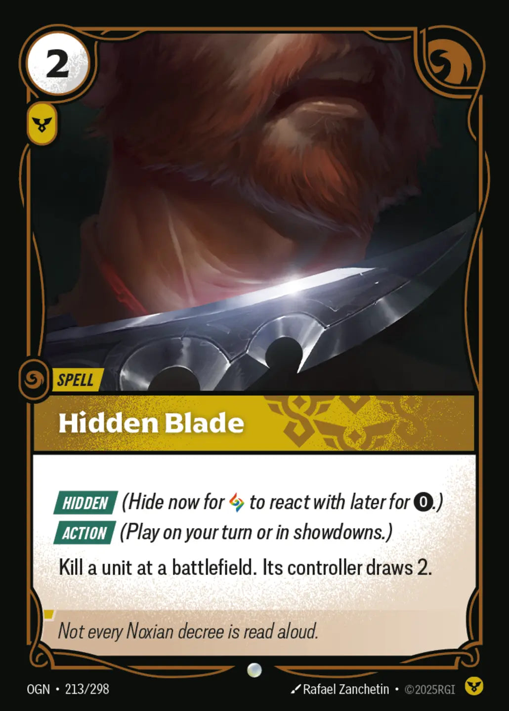 OGN-213/298 Hidden Blade