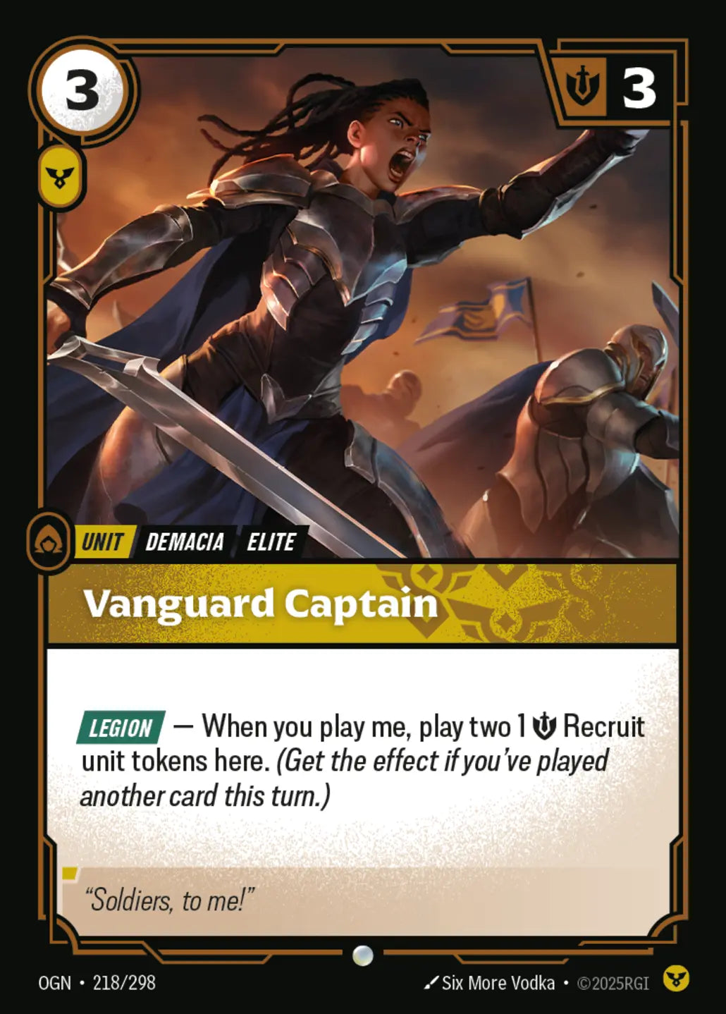 OGN-218/298 Vanguard Captain