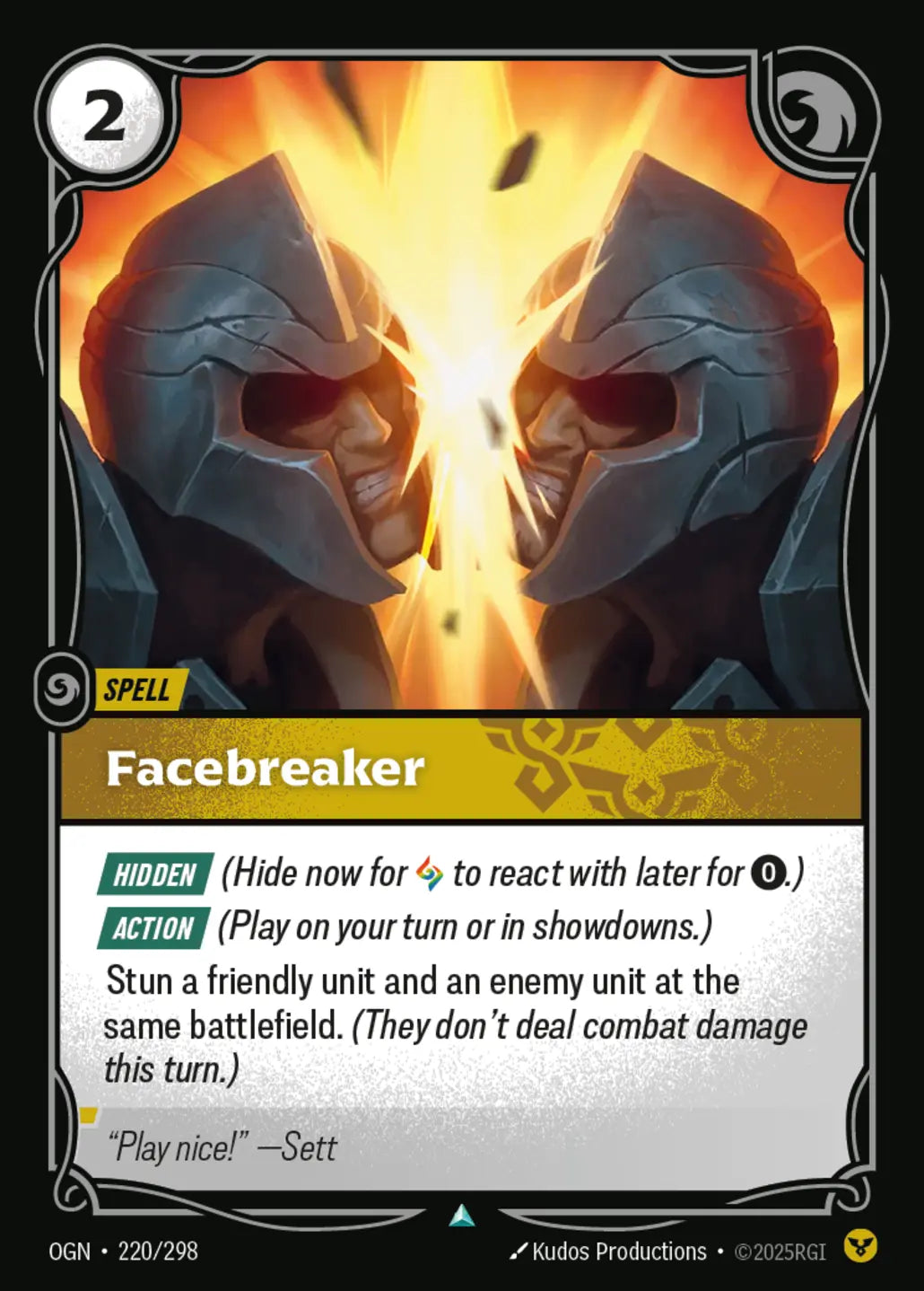 OGN-220/298 Facebreaker (Foiled)