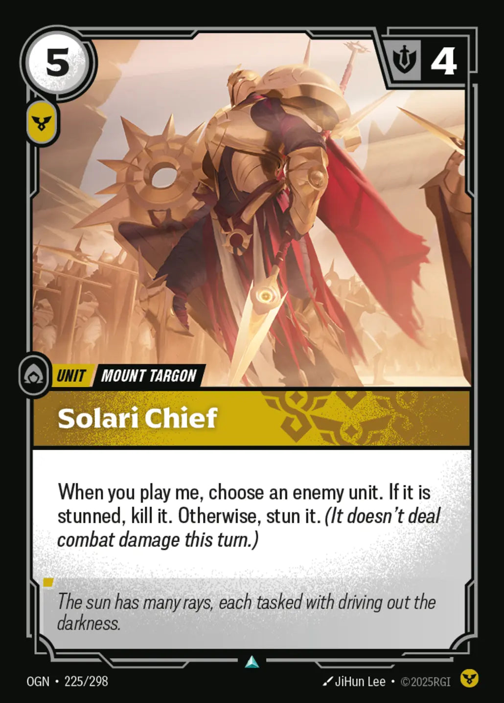 OGN-225/298 Solari Chief (Foiled)