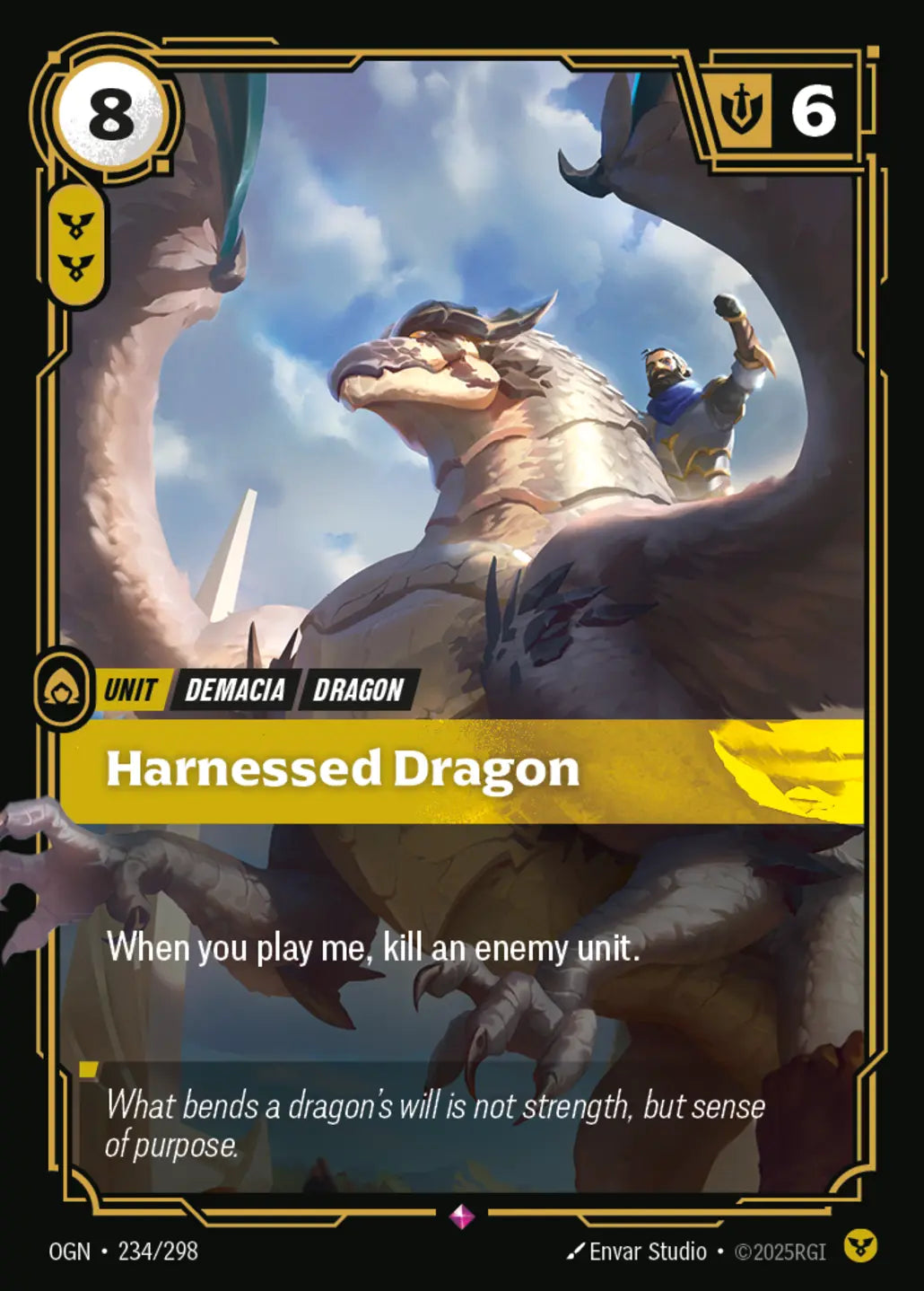 OGN-234/298 Harnessed Dragon (Foiled)