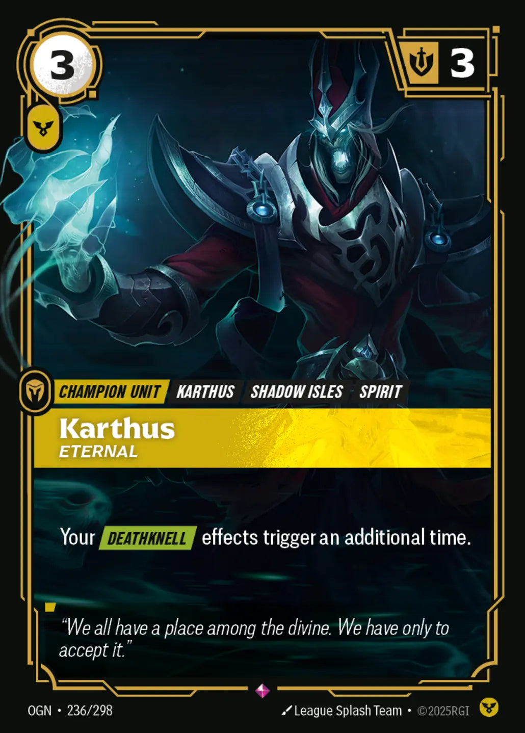 OGN-236/298 Karthus, Eternal (Foiled)
