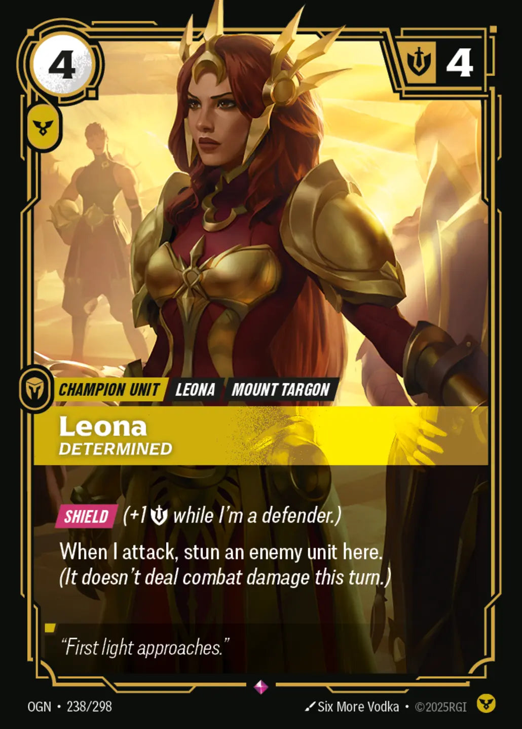 OGN-238/298 Leona, Determined (Foiled)