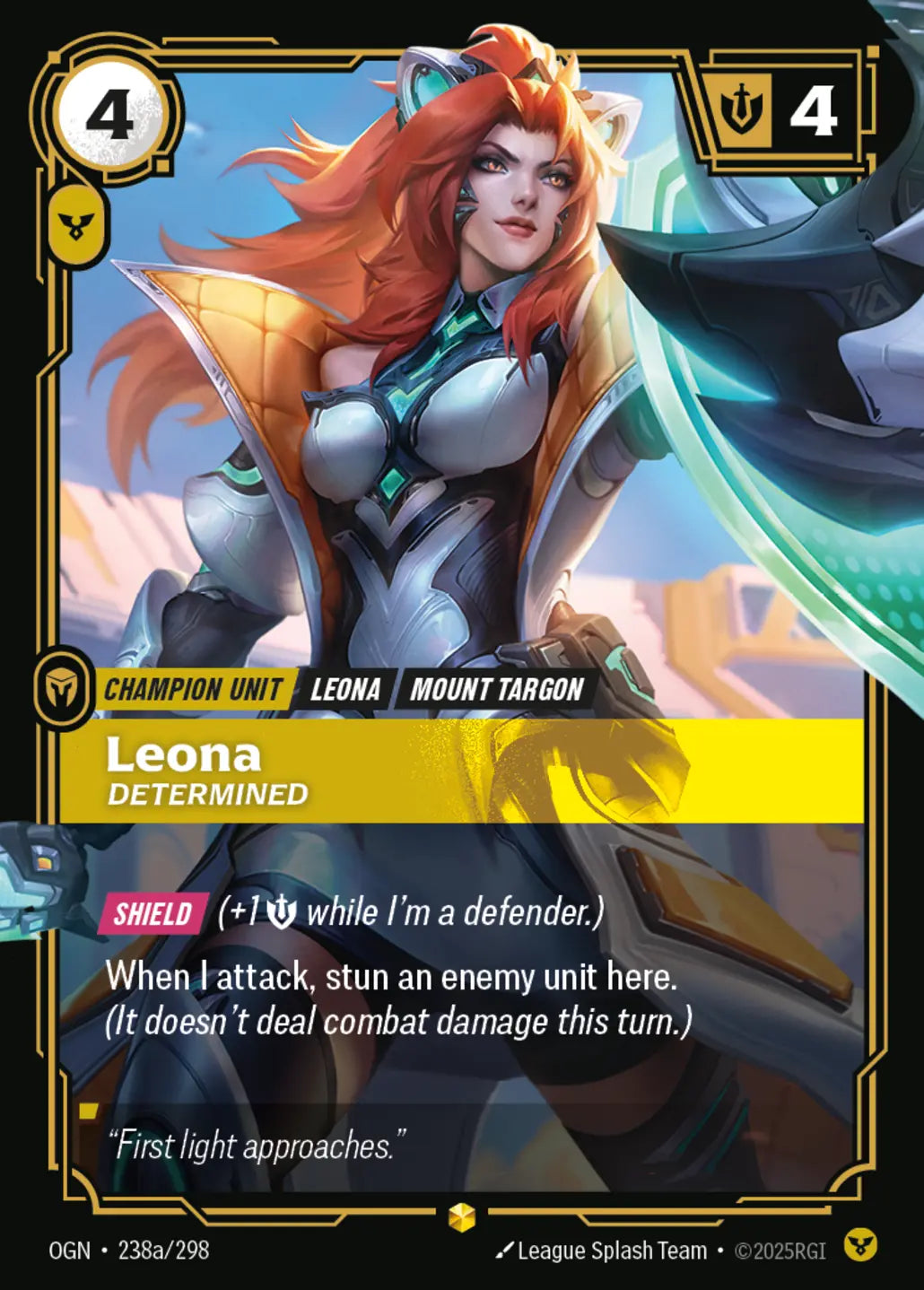 OGN-238a/298 Leona, Determined (AA)