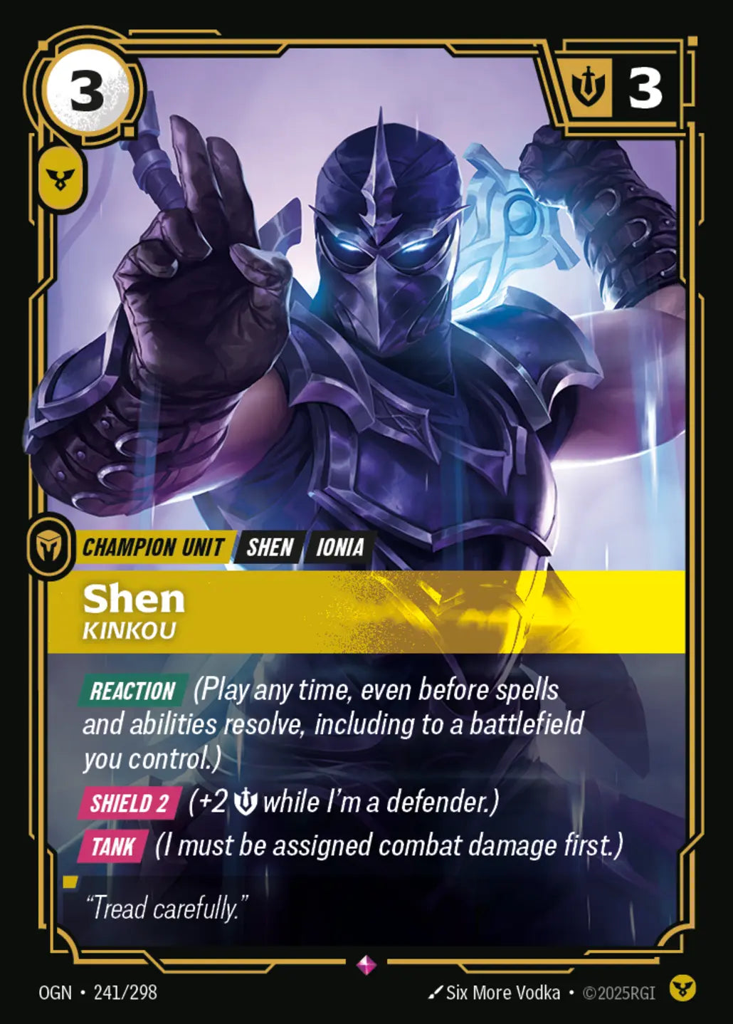 OGN-241/298 Shen, Kinkou (Foiled)