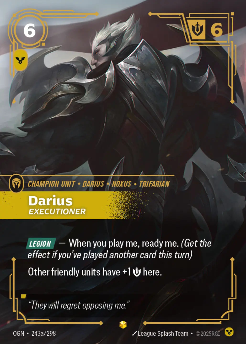 OGN-243a/298 Darius, Executioner (AA)
