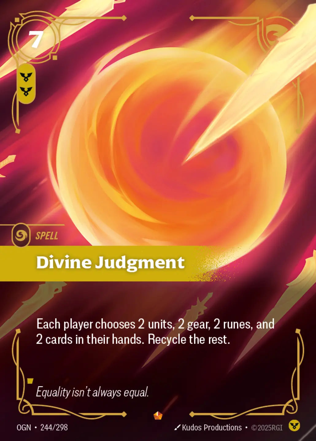 OGN-244/298 Divine Judgment (Foiled)
