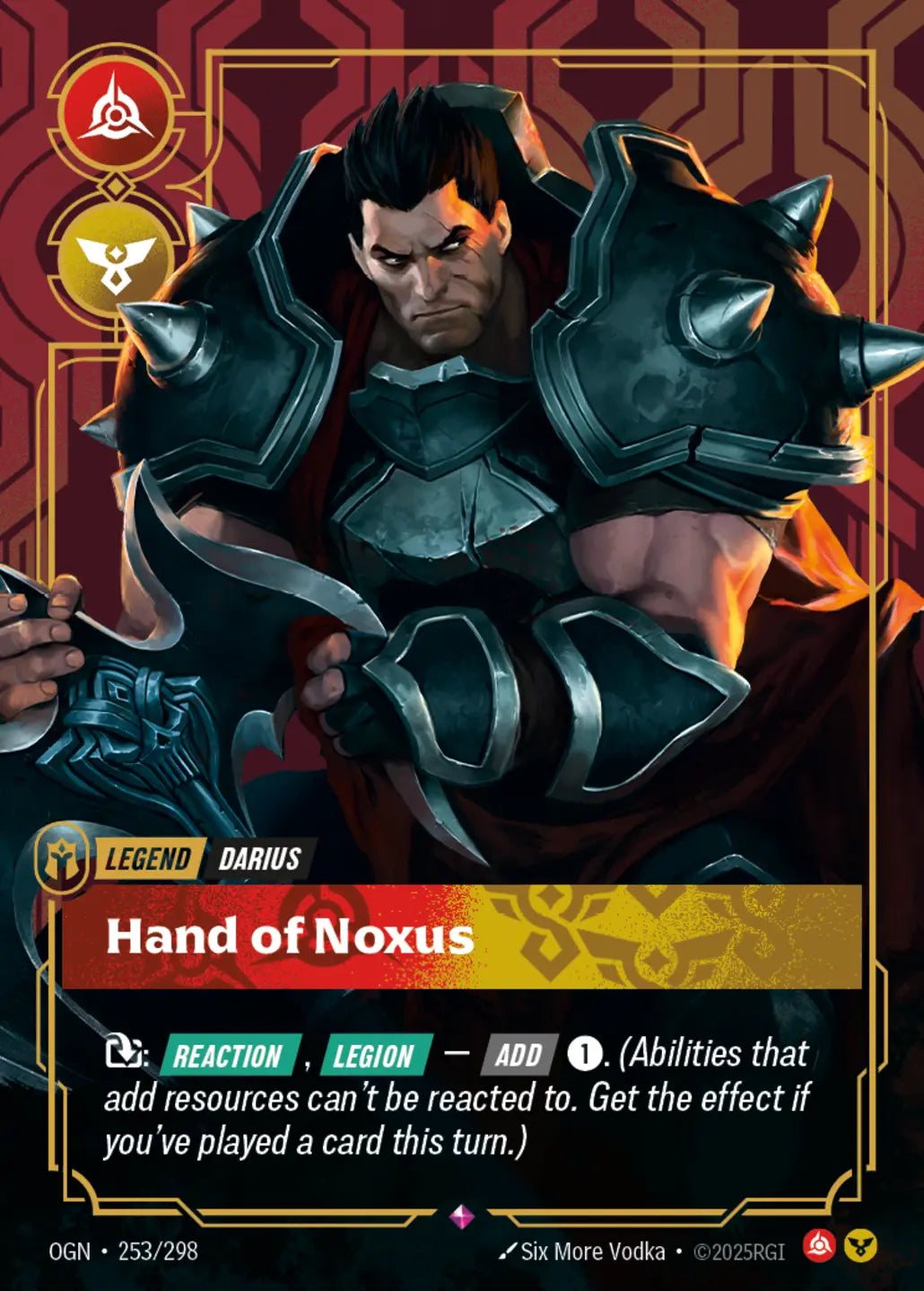 OGN-253/298 Hand of Noxus (Foiled)