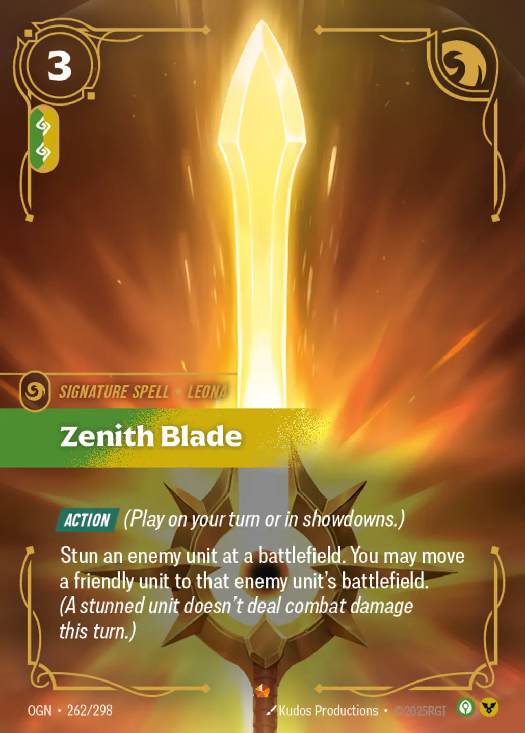 OGN-262/298 Zenith Blade (Foiled)