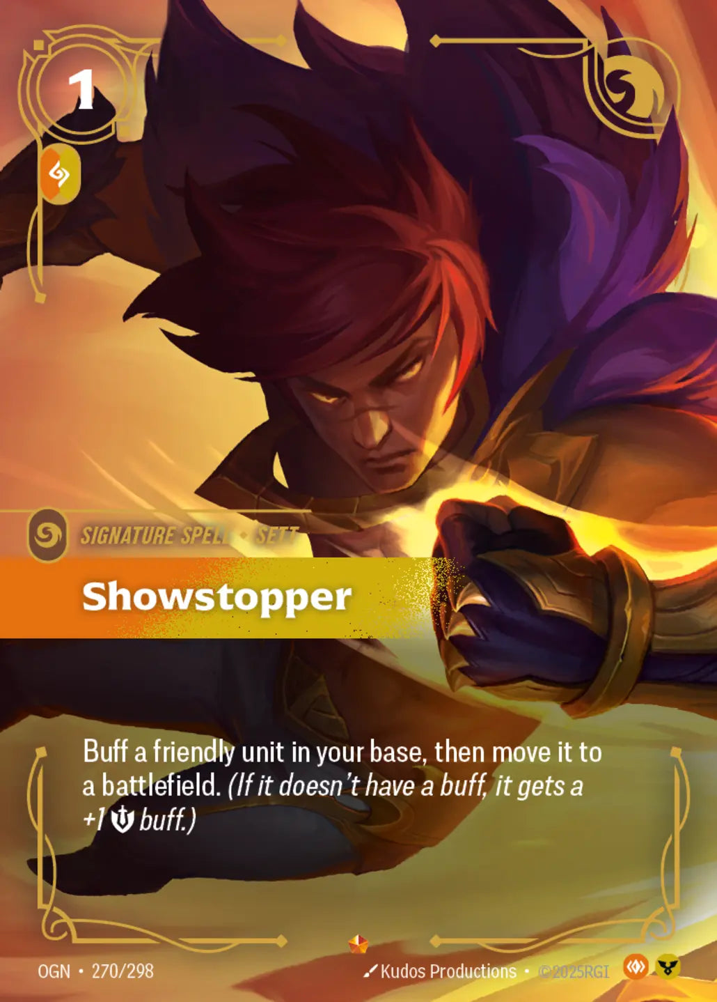 OGN-270/298 Showstopper (Foiled)