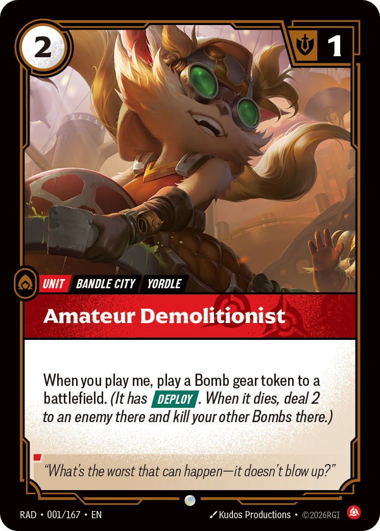 RAD-001/167 Amateur Demolitionist (Foiled)