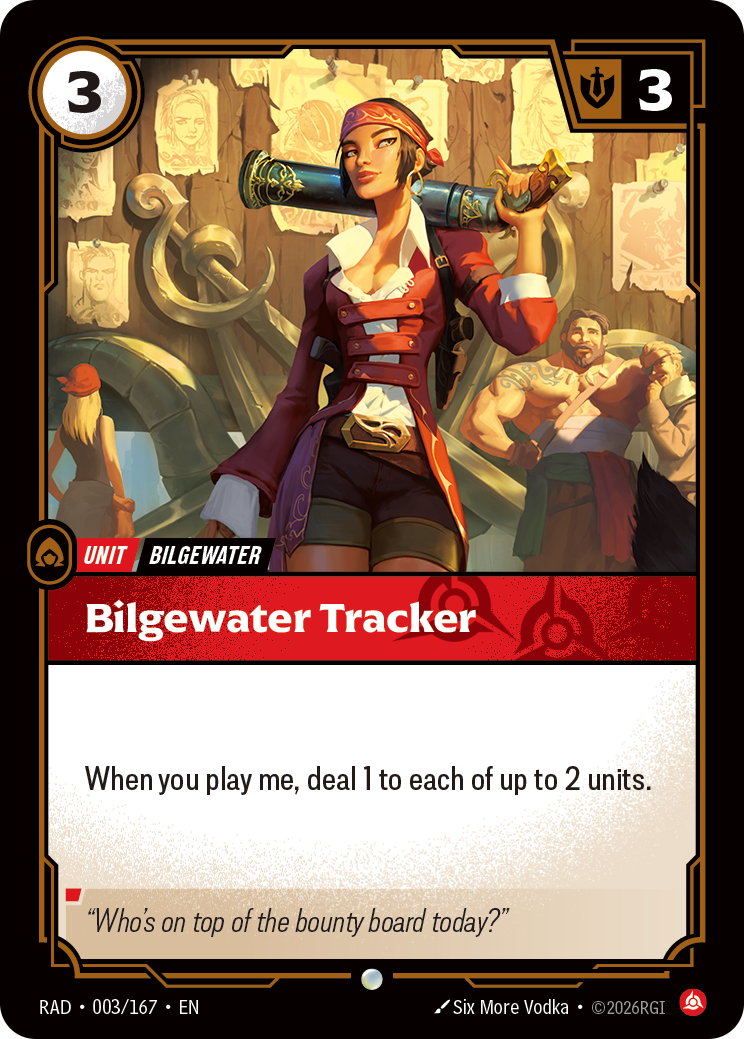RAD-003/167 Bilgewater Tracker (Foiled)