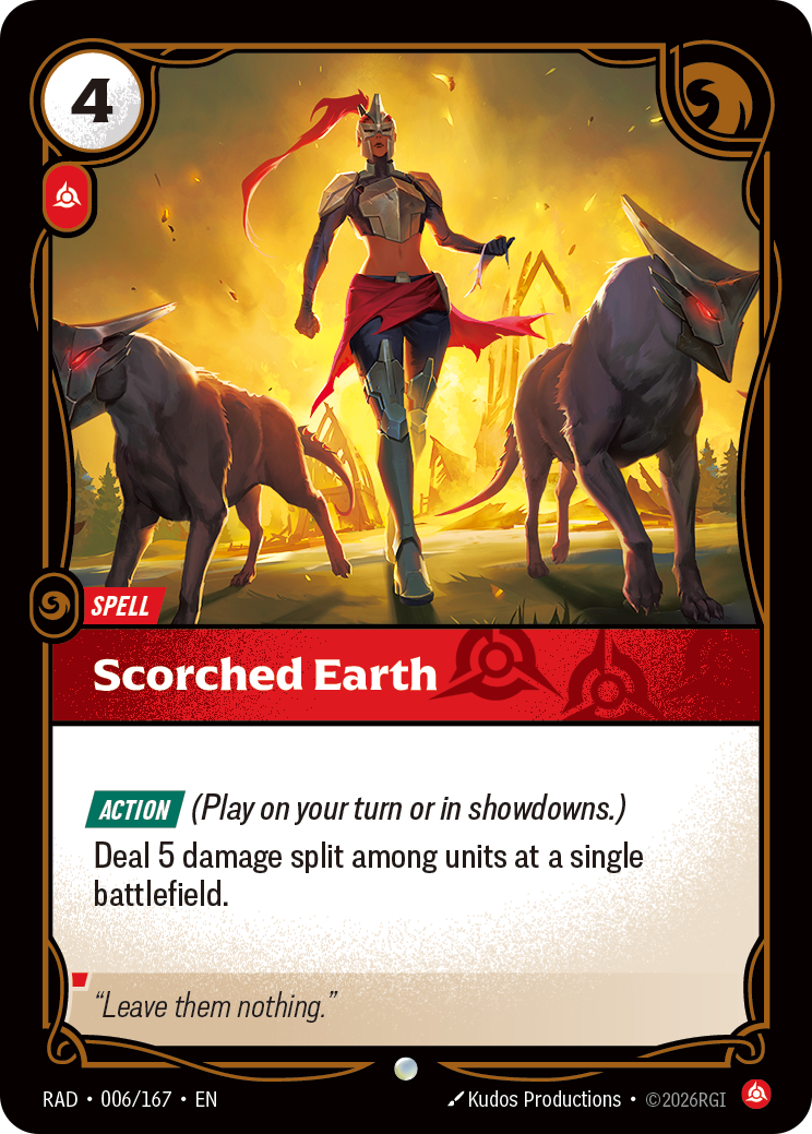 RAD-006/167 Scorched Earth (Foiled)