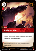 RAD-007/167 Rally for War (Foiled)