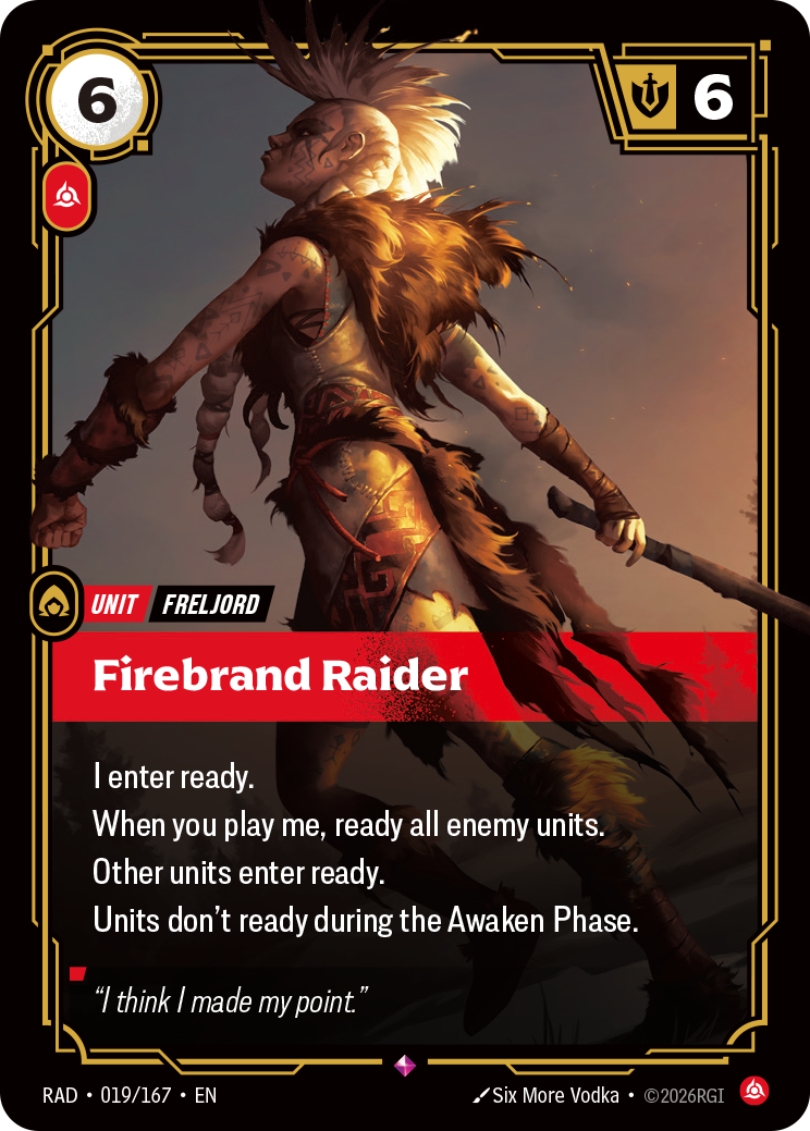 RAD-019/167 Firebrand Raider