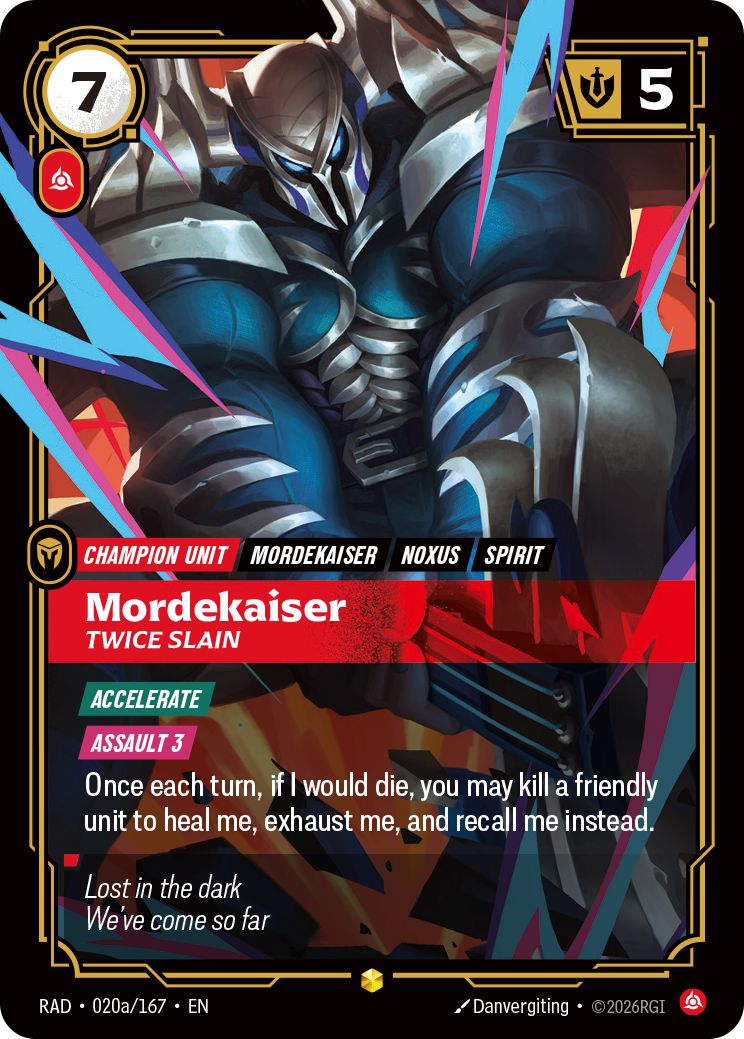 RAD-020a/167 Mordekaiser, Twice Slain (AA)