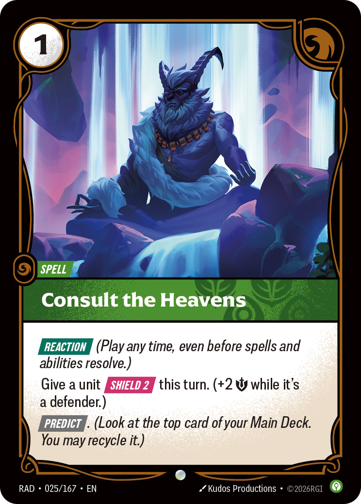 RAD-025/167 Consult the Heavens (Foiled)