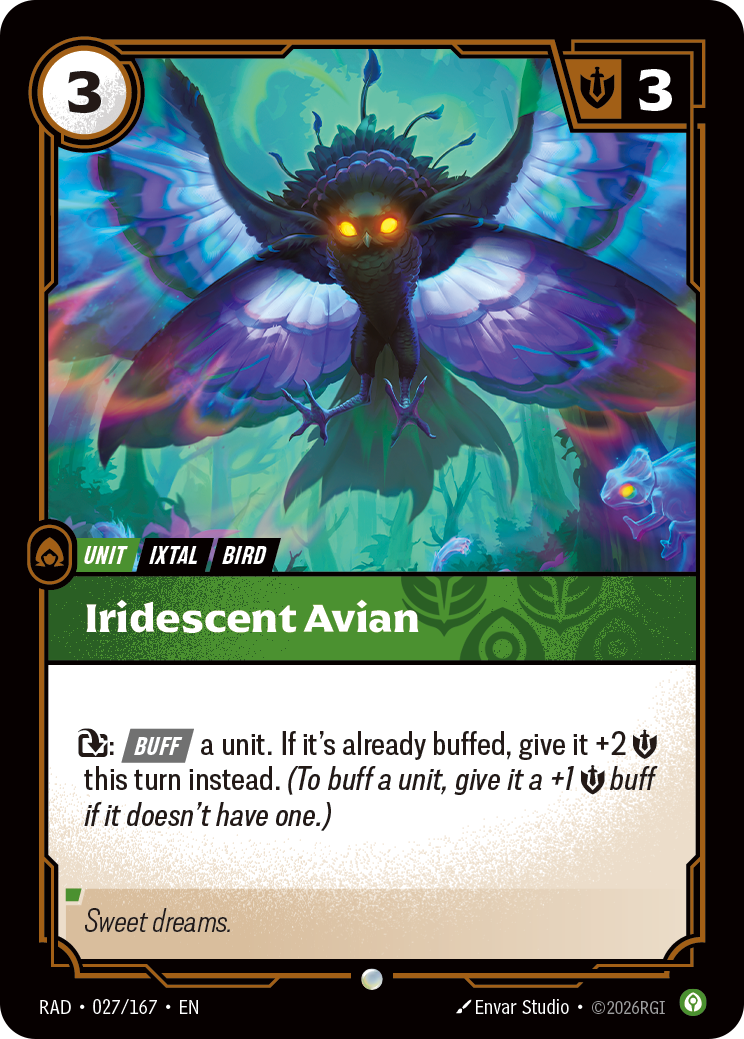 RAD-027/167 Iridescent Avian
