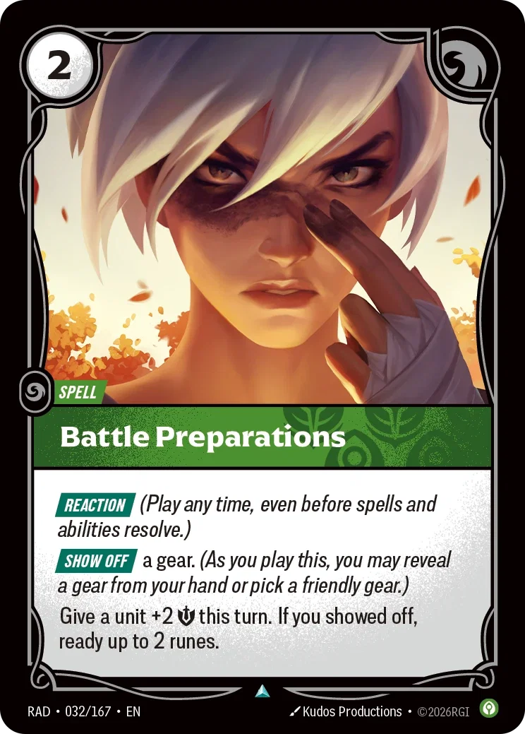 RAD-032/167 Battle Preparations
