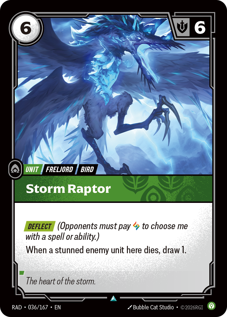 RAD-036/167 Storm Raptor (Foiled)